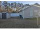 Spacious backyard featuring a storage shed and well-maintained privacy fence at 9903 Conifer Ln., Murrells Inlet, SC 29576