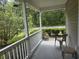 Cozy front porch view with plants, offering a relaxing outdoor space at 9903 Conifer Ln., Murrells Inlet, SC 29576