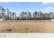 Expansive backyard with a partial fence, offering ample space and privacy for outdoor activities at 10015 W Highway 19, Loris, SC 29569