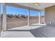 Spacious covered patio offering an expansive view of the natural landscape and an outdoor retreat at 1071 Laconic Dr., Myrtle Beach, SC 29588