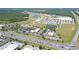 An aerial view of shopping and commercial development near a residential community at 1083 Milford Way, Myrtle Beach, SC 29588