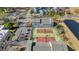 Tennis courts and condos are featured in this aerial view at 1100 Possum Trot Rd. # C202, North Myrtle Beach, SC 29582