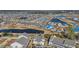 Aerial view of community homes and ponds at 1100 Possum Trot Rd. # C202, North Myrtle Beach, SC 29582