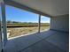 Comfortable back porch with an open view, perfect for relaxing at 1105 Oxeye St., North Myrtle Beach, SC 29582