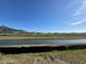 Scenic pond view with blue skies and surrounding trees at 1105 Oxeye St., North Myrtle Beach, SC 29582