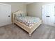 Cozy bedroom with a queen size bed, neutral walls, and a closet at 113-B 10Th Ave. S, Surfside Beach, SC 29575