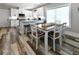 Charming kitchen featuring an eat-in area and modern appliances for convenient dining at 113-B 10Th Ave. S, Surfside Beach, SC 29575