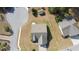 Aerial view of a home, highlighting its beautifully maintained lawn and curb appeal at 1201 Ficus Dr., Myrtle Beach, SC 29579