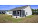 Outdoor screened porch area offers the perfect space to relax, and unwind during the warmer months at 1201 Ficus Dr., Myrtle Beach, SC 29579