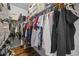 Spacious walk-in closet with ample hanging and storage space at 1201 Ficus Dr., Myrtle Beach, SC 29579