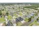 Aerial view of a neighborhood with a home located on a canal at 1217 Bentcreek Ln., Myrtle Beach, SC 29579