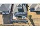 Aerial view of a home with a pool under construction, highlighting the backyard and proximity to a waterfront at 1217 Bentcreek Ln., Myrtle Beach, SC 29579