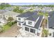 Aerial view of the neighborhood with the home having a three car garage at 1217 Bentcreek Ln., Myrtle Beach, SC 29579