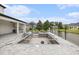Backyard featuring an unfinished pool with the canal in the background at 1217 Bentcreek Ln., Myrtle Beach, SC 29579