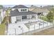 Backyard view of the home with a pool being built and an outdoor patio at 1217 Bentcreek Ln., Myrtle Beach, SC 29579