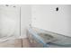 Unfinished bathroom featuring a shower and a tub at 1217 Bentcreek Ln., Myrtle Beach, SC 29579