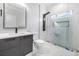 Modern bathroom featuring a glass-enclosed shower, sleek vanity, and elegant fixtures, providing a spa-like experience at 1217 Bentcreek Ln., Myrtle Beach, SC 29579