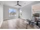 Bright bedroom features two windows providing ample natural light and views, creating a calming retreat to relax in at 1217 Bentcreek Ln., Myrtle Beach, SC 29579
