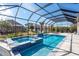 Screened-in pool area featuring a hot tub and plenty of lounging space at 1217 Bentcreek Ln., Myrtle Beach, SC 29579