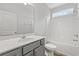 Bathroom with modern vanity, toilet, and shower/tub combination at 1227 Cypress Shoal Dr., Conway, SC 29526