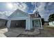 Charming single-Gathering home with a garage and light blue siding ready for personalization at 1229 Lady Bird Way, North Myrtle Beach, SC 29582