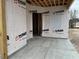 Close up of interior framing showcasing the doorway and building progress at 1229 Lady Bird Way, North Myrtle Beach, SC 29582