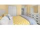 Bedroom with a double door closet and a dresser with large mirror on top at 1298 Harvester Circle # 1298, Myrtle Beach, SC 29579