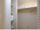 Walk-in closet with shelving for organized storage at 141 Hartland Dr. # 5-C, Myrtle Beach, SC 29572