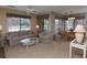 Inviting living room features a comfortable seating area, natural light, and a ceiling fan at 141 Hartland Dr. # 5-C, Myrtle Beach, SC 29572