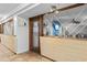View of the community restaurant interior with decorative nautical-themed dividers at 1501 S Ocean Blvd. # 706, Myrtle Beach, SC 29577