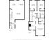 Detailed floor plan layout showcasing the dimensions of each room at 157 B Villa Grande St. # B, Myrtle Beach, SC 29579