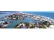 Coastal aerial view showcasing the waterfront homes and serene waterways of the community at 166 Hoffman Park Dr. # 16, Myrtle Beach, SC 29588