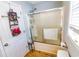 Bathroom featuring a bathtub with sliding shower door at 217 Sienna Dr., Little River, SC 29566