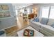 Cozy dining area with a view of the kitchen and living space featuring natural light at 217 Sienna Dr., Little River, SC 29566