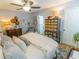 Comfortable main bedroom with wood flooring and plenty of storage at 217 Sienna Dr., Little River, SC 29566