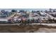 Coastal community aerial view featuring beach homes near the ocean and marsh at 225-B Dogwood Dr. N, Murrells Inlet, SC 29576