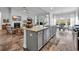 Spacious kitchen island with granite countertop, stainless steel appliances, and open view to the living area at 2418 Goldfinch Dr., Myrtle Beach, SC 29577