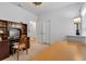 Study featuring built-in desk, shelving, neutral colors, and lots of natural light at 2418 Goldfinch Dr., Myrtle Beach, SC 29577
