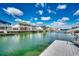 Picturesque canal view showcasing waterfront homes with private docks and tranquil waters at 321 52Nd Ave. N, North Myrtle Beach, SC 29582