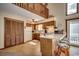 Functional kitchen with an island, ample counter space, and appliances, conveniently located off the living room at 321 52Nd Ave. N, North Myrtle Beach, SC 29582