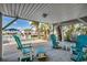 Relaxing outdoor patio area with comfortable seating and views of the canal at 321 52Nd Ave. N, North Myrtle Beach, SC 29582