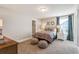 Cozy bedroom with unique decor and plush carpet at 4008 Bucolic Loop, Myrtle Beach, SC 29588