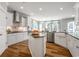 Beautiful kitchen with stainless steel appliances, custom cabinetry, and spacious island at 4008 Bucolic Loop, Myrtle Beach, SC 29588