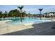 Beautiful community pool area with palm tree accents, perfect for relaxation and recreation at 4008 Bucolic Loop, Myrtle Beach, SC 29588