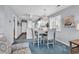 Open concept dining room area adjacent to kitchen and living room at 4413 Eastport Blvd. # F-1, Little River, SC 29566