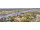 High angle view of waterfront condos with a pool overlooking the Intercoastal waterway at 4430 Eastport Blvd. # L5, Little River, SC 29566