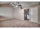 A spacious bedroom featuring neutral paint and a ceiling fan at 4466 Little River Inn Ln. # 906, Little River, SC 29566