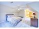 Comfortable bedroom featuring carpet, a ceiling fan, and a lovely decorative furniture at 4514 Wagon Run Circle, Murrells Inlet, SC 29576