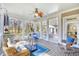 Relaxing screened porch with comfortable seating and scenic backyard views at 4514 Wagon Run Circle, Murrells Inlet, SC 29576