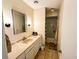 Bathroom with a vanity and sink with a tub and shower, perfect for relaxation and everyday convenience at 488 Greenview Dr. # 1, Johnsonville, SC 29555